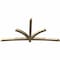 Ekena Millwork Davenport Rough Sawn Timber Gable Bracket, Douglas Fir, 108"W x 54"H x 4"D x 4"F, 12/12 Pitch GBW108X54X0404DAV00RDF - alternate 2